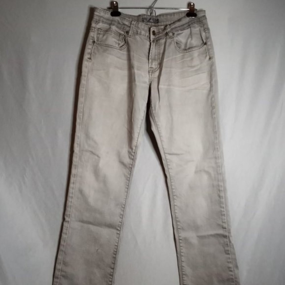 Sak Fifth Avenue Jeans Men's 34x33 Light Gray Slim Leg Classic
